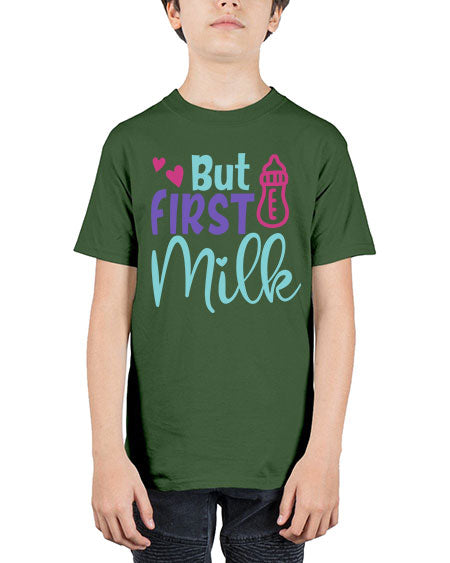 but first milk Style 49# - baby - Youth Tee Unisex