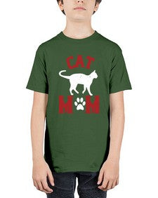 cat mom Style 35# - cats - Youth Tee Unisex