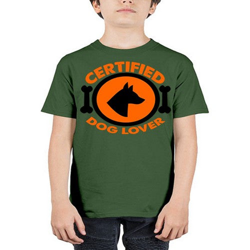 certified dog lover - dogs - Youth Tee Unisex
