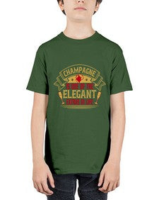 champagne is one of the elegant extras in life 79# - drinking - Youth Tee Unisex