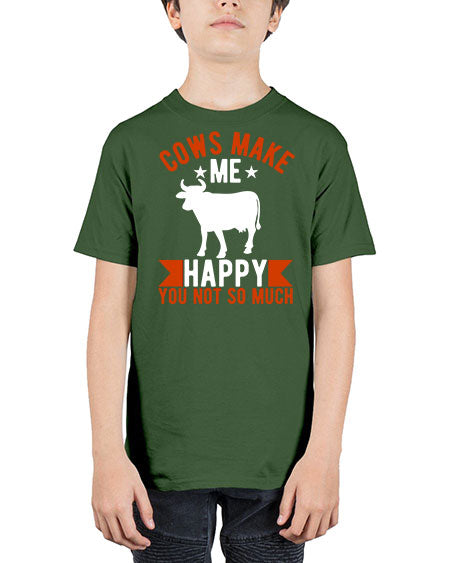 cows make me happy you not so much Style 5# - cow - Youth Tee Unisex