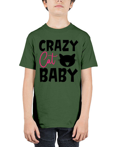 crazy cat baby Style 66# - baby - Youth Tee Unisex