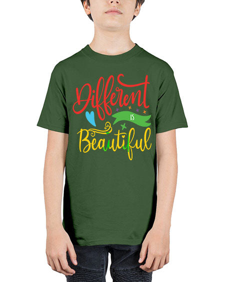 different is beautiful Style 11# - autism - Youth Tee Unisex