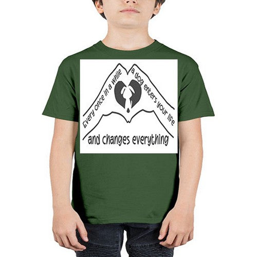 dog changes everything 75# - dogs - Youth Tee Unisex