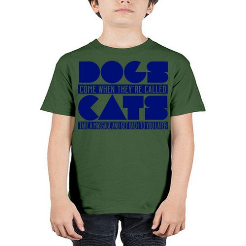 dogs come whey called - dogs - Youth Tee Unisex