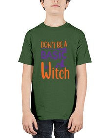 dont be a basic witch 45# - witch - Youth Tee Unisex