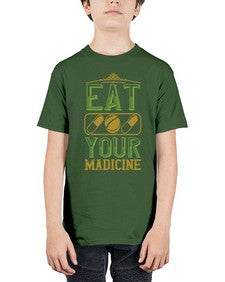 eat your madicine 160# - vegan - Youth Tee Unisex