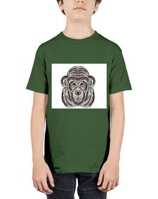 ethnic monkey 431# - mandala - Youth Tee Unisex