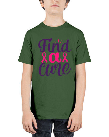 find a cure Style 12# - breast cancer - Youth Tee Unisex