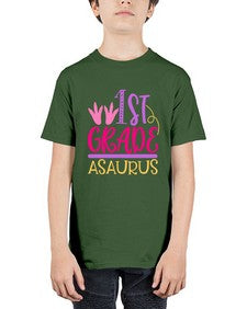 first grade asaurus 117# - first grade - Youth Tee Unisex