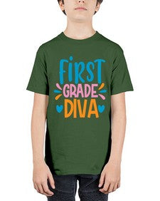 first grade divaaa 130# - first grade - Youth Tee Unisex