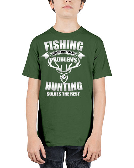 fishing 29# - shark-fish - Youth Tee Unisex