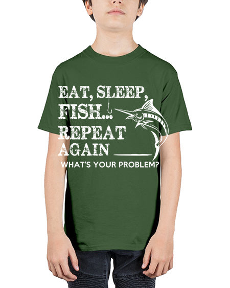 fishing 36# - shark-fish - Youth Tee Unisex