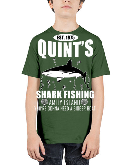 fishing 40# - shark-fish - Youth Tee Unisex