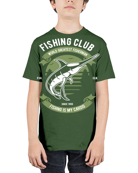 fishing club 50# - shark-fish - Youth Tee Unisex