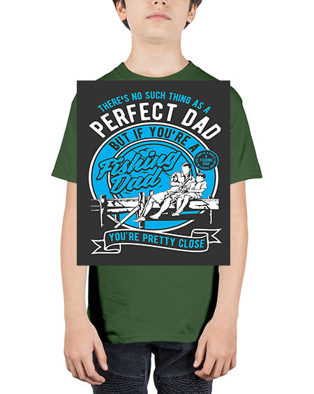 fishing dad cs 41# - shark-fish - Youth Tee Unisex