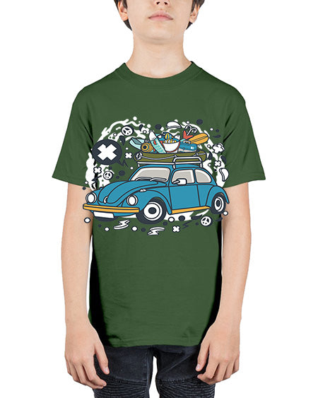 fishing tour 42# - shark-fish - Youth Tee Unisex