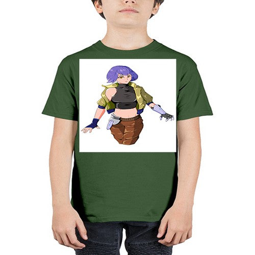 girl with gauntlet169# - anime - Youth Tee Unisex