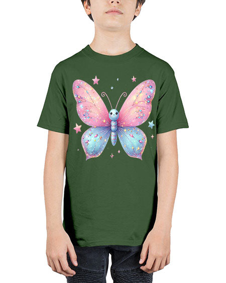 glitter butterfly 18# - butterfly - Youth Tee Unisex