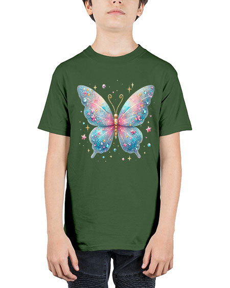glitter butterfly 1# - butterfly - Youth Tee Unisex