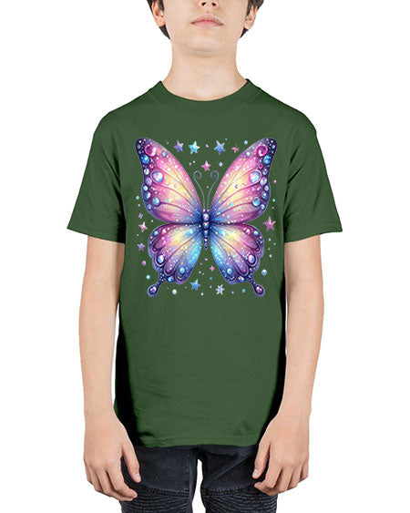 glitter butterfly 6# - butterfly - Youth Tee Unisex