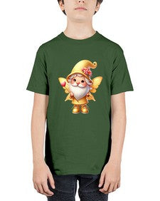 gnome with butterfly 05# - gnome - Youth Tee Unisex
