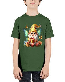 gnome with butterfly 07# - gnome - Youth Tee Unisex