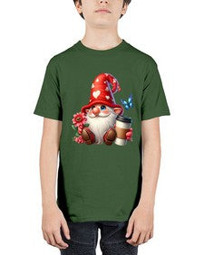 gnome with butterfly 12# - gnome - Youth Tee Unisex
