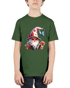 gnome with butterfly 13# - gnome - Youth Tee Unisex