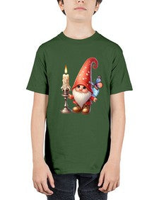 gnome with butterfly 16# - gnome - Youth Tee Unisex