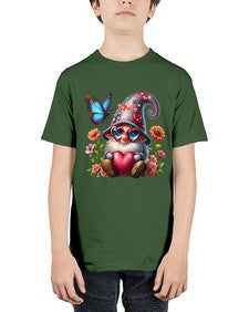 gnome with butterfly 17# - gnome - Youth Tee Unisex