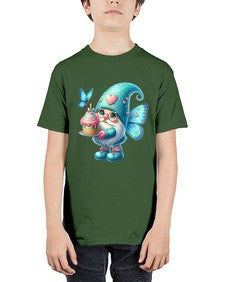 gnome with butterfly 20# - gnome - Youth Tee Unisex