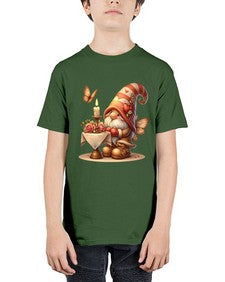 gnome with butterfly 21# - gnome - Youth Tee Unisex