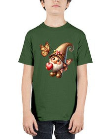 gnome with butterfly 22# - gnome - Youth Tee Unisex