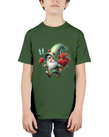 gnome with butterfly 24# - gnome - Youth Tee Unisex