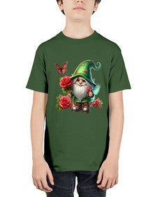 gnome with butterfly 26# - gnome - Youth Tee Unisex