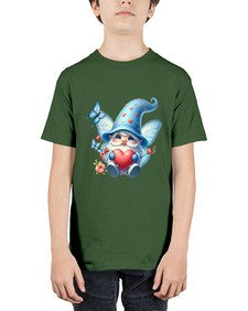 gnome with butterfly 28# - gnome - Youth Tee Unisex