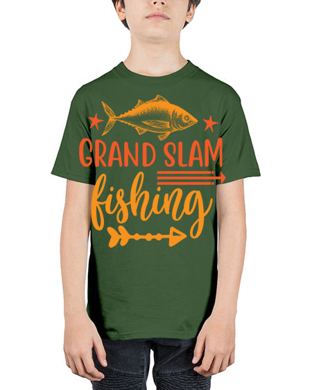 grand salm fishing 12# - shark-fish - Youth Tee Unisex