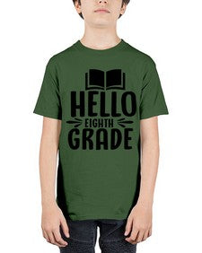 hello eighth grade 256# - eighth grade - Youth Tee Unisex