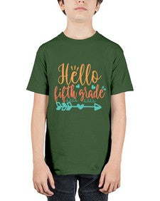 hello fifth grade 259# - fifth grade - Youth Tee Unisex