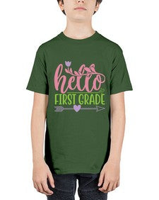 hello first grade 269# - first grade - Youth Tee Unisex
