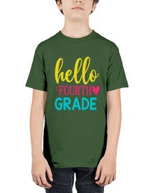 hello fourth grade 287# - fourth grade - Youth Tee Unisex