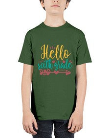 hello sixth grade 335# - sixth grade - Youth Tee Unisex