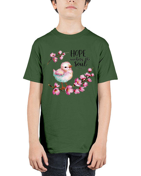 hope anchors the soul 41# - birds - Youth Tee Unisex