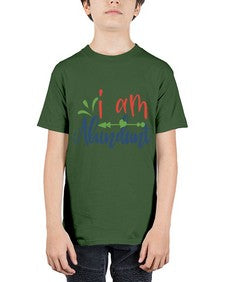 i am abundant Style 109# - motivation - Youth Tee Unisex