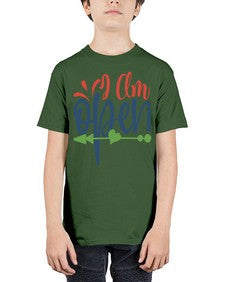 i am open Style 100# - motivation - Youth Tee Unisex