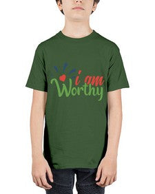 i am worthy Style 97# - motivation - Youth Tee Unisex
