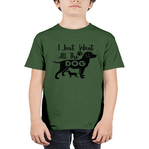 i just want all the dog 162# - dogs - Youth Tee Unisex