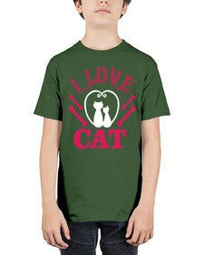 i love cat Style 56# - cats - Youth Tee Unisex