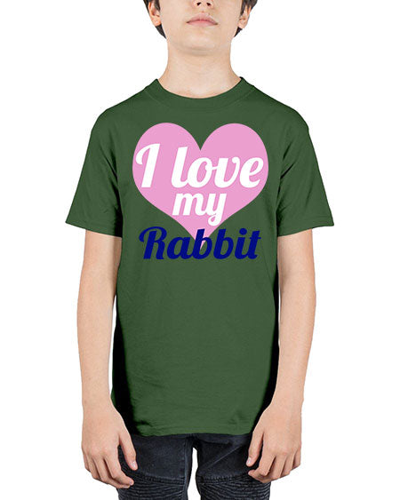 i love my rabbit - rabbit - Youth Tee Unisex